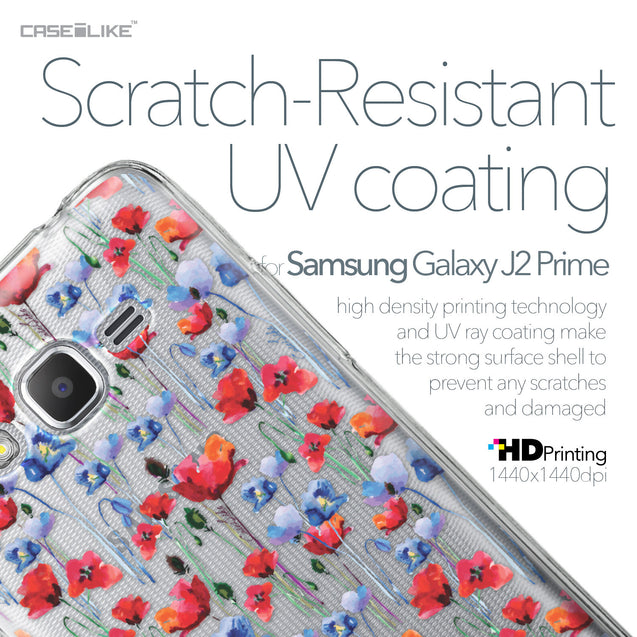 Samsung Galaxy J2 Prime case Watercolor Floral 2233 with UV-Coating Scratch-Resistant Case | CASEiLIKE.com