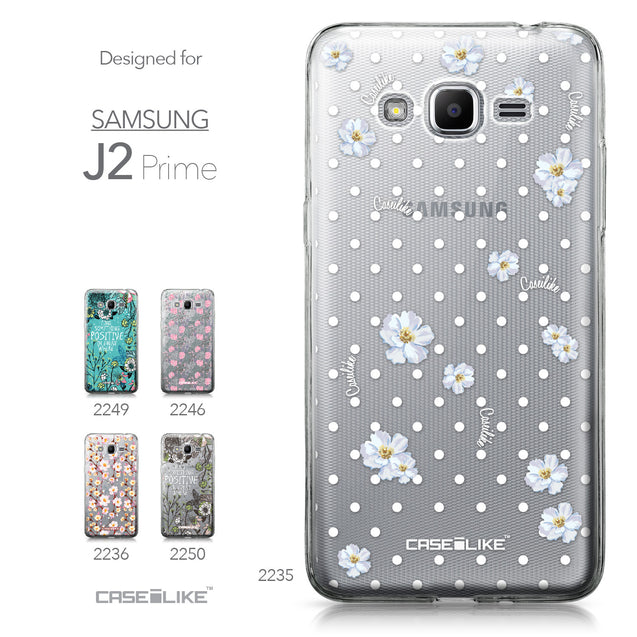 Samsung Galaxy J2 Prime case Watercolor Floral 2235 Collection | CASEiLIKE.com