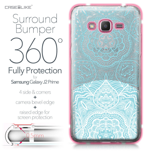 Samsung Galaxy J2 Prime case Mandala Art 2306 Bumper Case Protection | CASEiLIKE.com