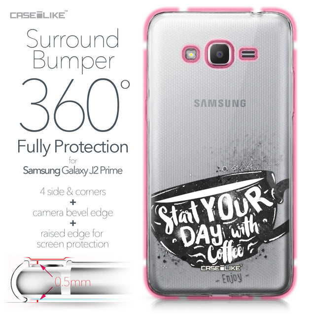 Samsung Galaxy J2 Prime case Quote 2402 Bumper Case Protection | CASEiLIKE.com