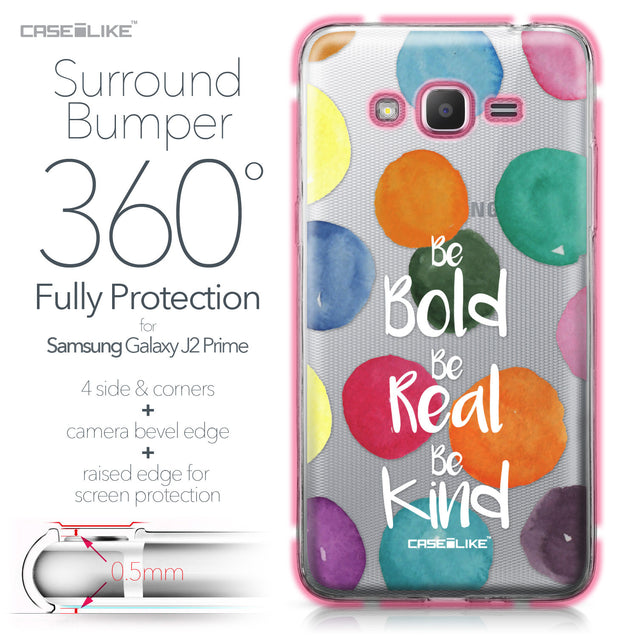 Samsung Galaxy J2 Prime case Quote 2420 Bumper Case Protection | CASEiLIKE.com
