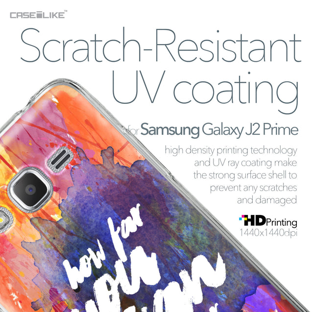 Samsung Galaxy J2 Prime case Quote 2421 with UV-Coating Scratch-Resistant Case | CASEiLIKE.com