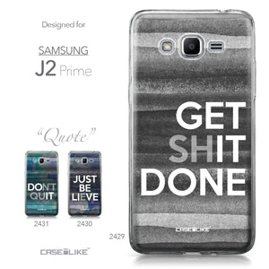 Samsung Galaxy J2 Prime case Quote 2429 Collection | CASEiLIKE.com