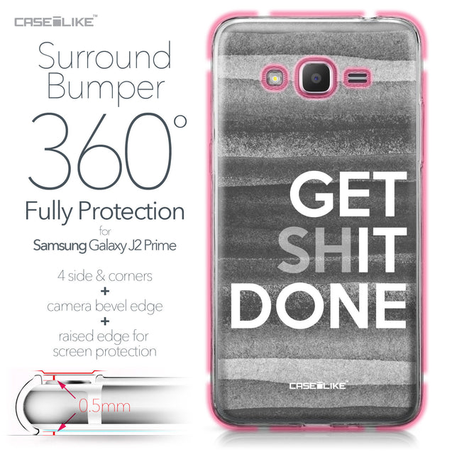Samsung Galaxy J2 Prime case Quote 2429 Bumper Case Protection | CASEiLIKE.com