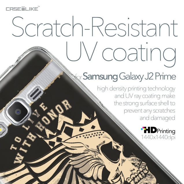 Samsung Galaxy J2 Prime case Art of Skull 2529 with UV-Coating Scratch-Resistant Case | CASEiLIKE.com