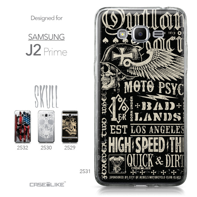 Samsung Galaxy J2 Prime case Art of Skull 2531 Collection | CASEiLIKE.com