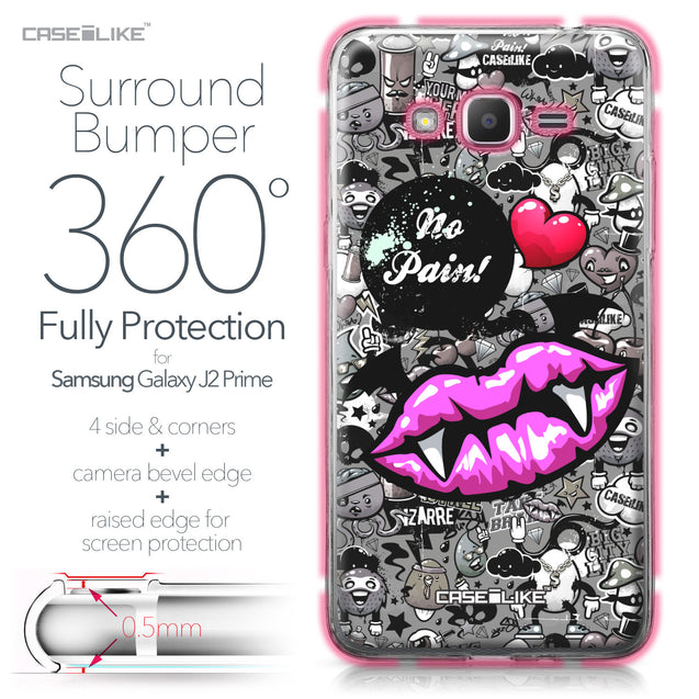 Samsung Galaxy J2 Prime case Graffiti 2708 Bumper Case Protection | CASEiLIKE.com