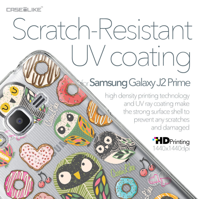 Samsung Galaxy J2 Prime case Owl Graphic Design 3315 with UV-Coating Scratch-Resistant Case | CASEiLIKE.com