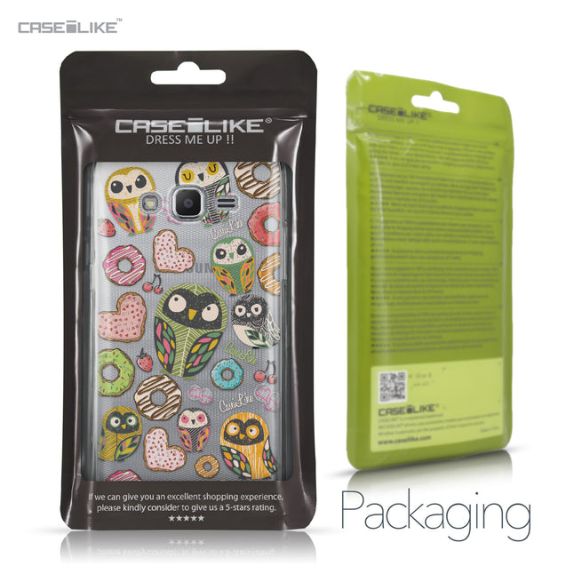 Samsung Galaxy J2 Prime case Owl Graphic Design 3315 Retail Packaging | CASEiLIKE.com