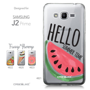 Samsung Galaxy J2 Prime case Water Melon 4821 Collection | CASEiLIKE.com