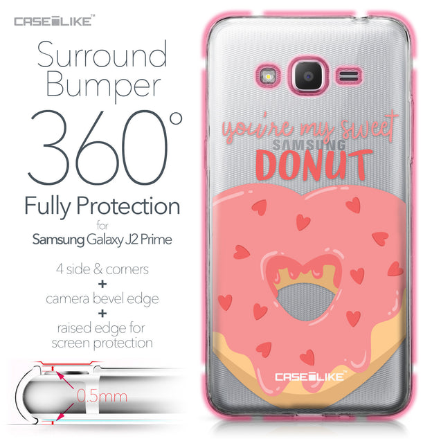 Samsung Galaxy J2 Prime case Dounuts 4823 Bumper Case Protection | CASEiLIKE.com