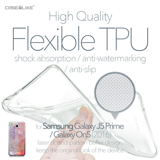 Samsung Galaxy J5 Prime / On5 (2016) case Indian Line Art 2065 Soft Gel Silicone Case | CASEiLIKE.com