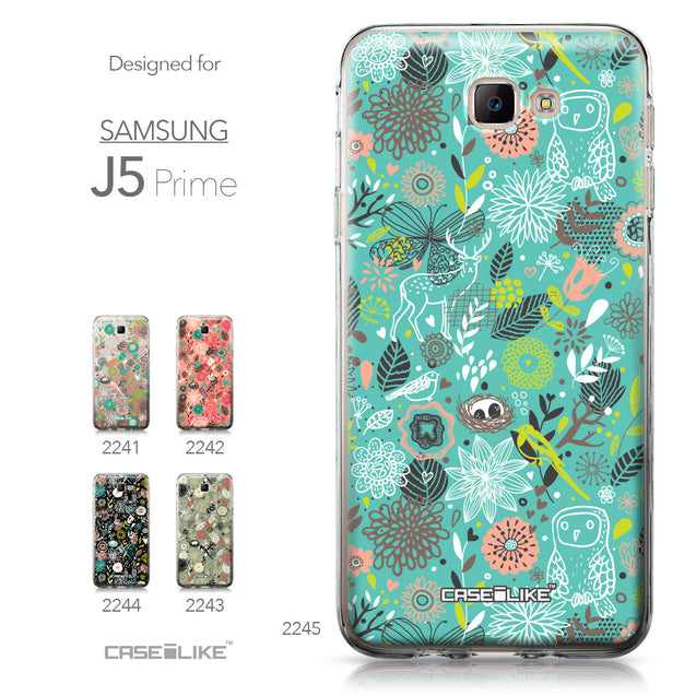 Samsung Galaxy J5 Prime / On5 (2016) case Spring Forest Turquoise 2245 Collection | CASEiLIKE.com