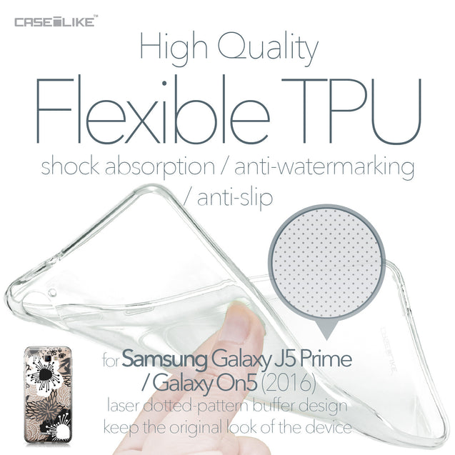Samsung Galaxy J5 Prime / On5 (2016) case Japanese Floral 2256 Soft Gel Silicone Case | CASEiLIKE.com