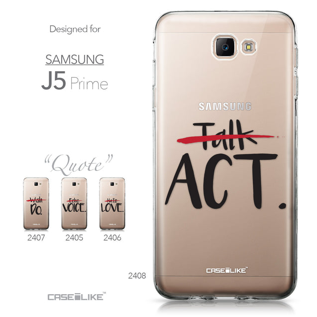 Samsung Galaxy J5 Prime / On5 (2016) case Quote 2408 Collection | CASEiLIKE.com
