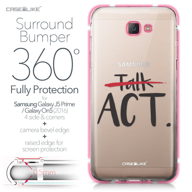 Samsung Galaxy J5 Prime / On5 (2016) case Quote 2408 Bumper Case Protection | CASEiLIKE.com