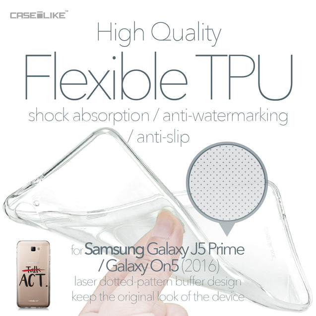 Samsung Galaxy J5 Prime / On5 (2016) case Quote 2408 Soft Gel Silicone Case | CASEiLIKE.com