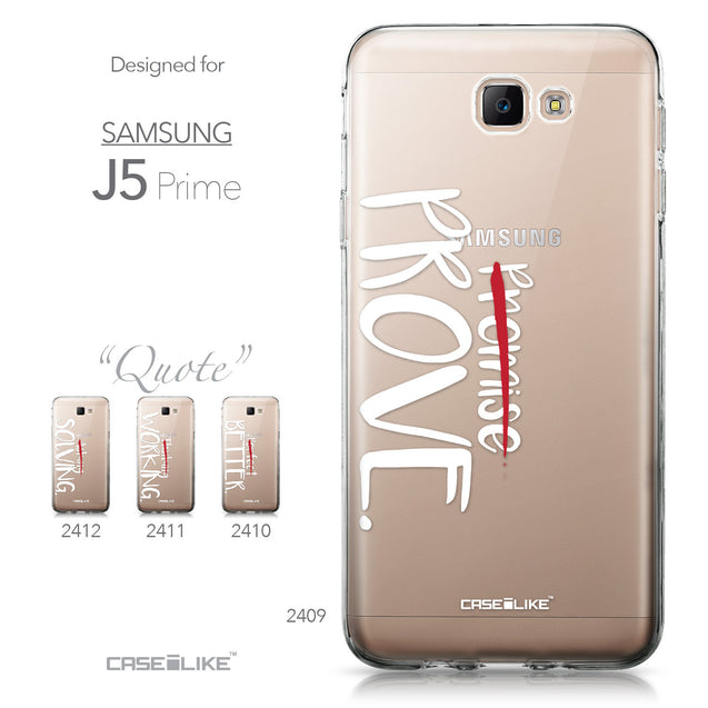 Samsung Galaxy J5 Prime / On5 (2016) case Quote 2409 Collection | CASEiLIKE.com