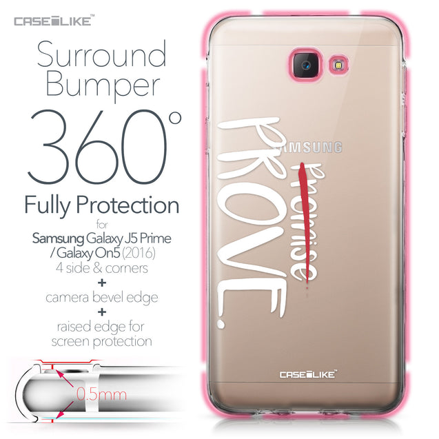 Samsung Galaxy J5 Prime / On5 (2016) case Quote 2409 Bumper Case Protection | CASEiLIKE.com