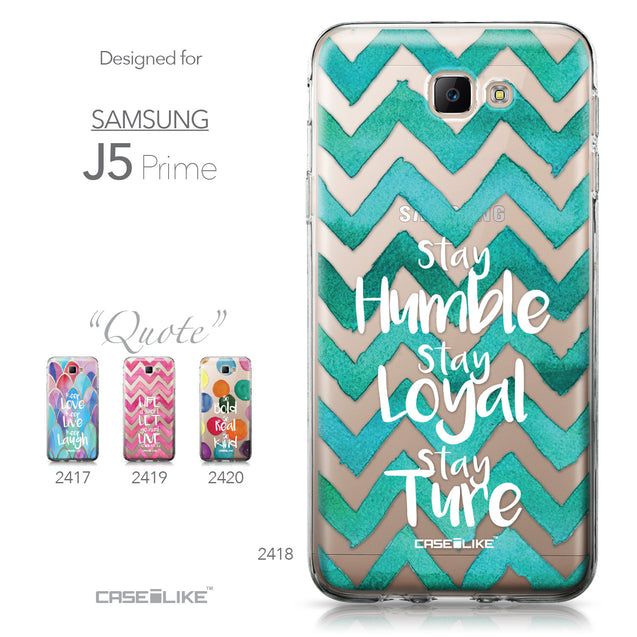 Samsung Galaxy J5 Prime / On5 (2016) case Quote 2418 Collection | CASEiLIKE.com