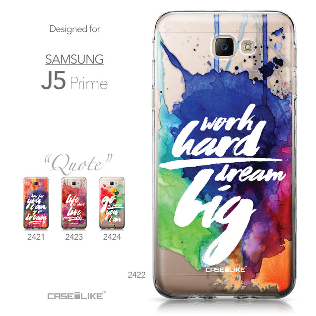 Samsung Galaxy J5 Prime / On5 (2016) case Quote 2422 Collection | CASEiLIKE.com
