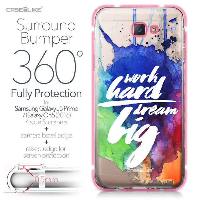 Samsung Galaxy J5 Prime / On5 (2016) case Quote 2422 Bumper Case Protection | CASEiLIKE.com