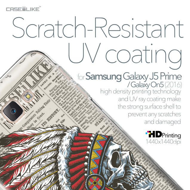 Samsung Galaxy J5 Prime / On5 (2016) case Art of Skull 2522 with UV-Coating Scratch-Resistant Case | CASEiLIKE.com