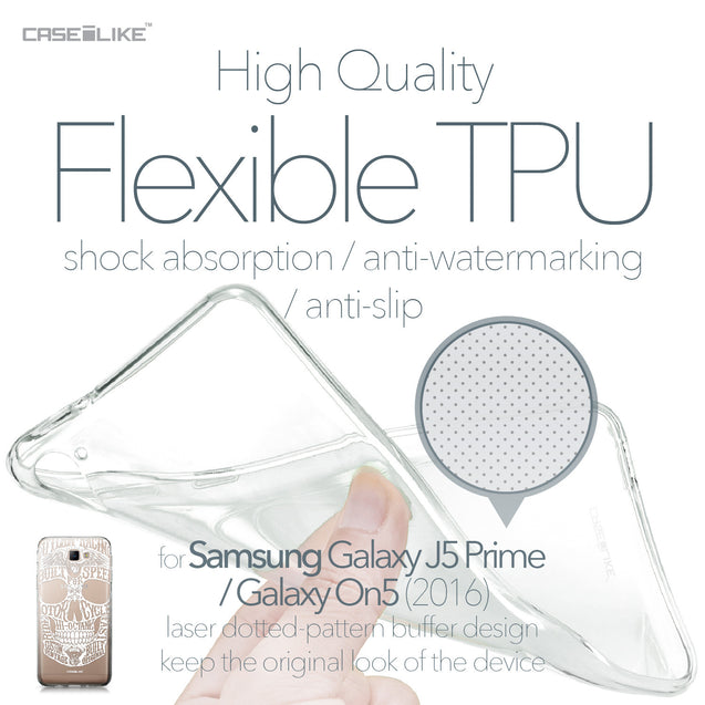 Samsung Galaxy J5 Prime / On5 (2016) case Art of Skull 2530 Soft Gel Silicone Case | CASEiLIKE.com