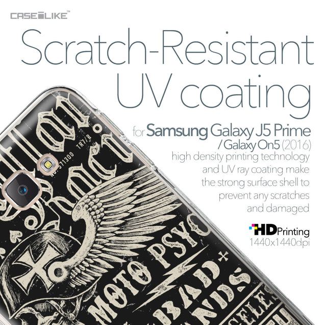 Samsung Galaxy J5 Prime / On5 (2016) case Art of Skull 2531 with UV-Coating Scratch-Resistant Case | CASEiLIKE.com