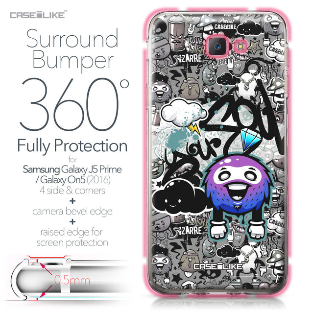 Samsung Galaxy J5 Prime / On5 (2016) case Graffiti 2706 Bumper Case Protection | CASEiLIKE.com