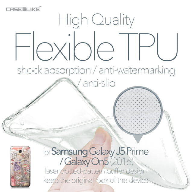 Samsung Galaxy J5 Prime / On5 (2016) case Paris Holiday 3907 Soft Gel Silicone Case | CASEiLIKE.com