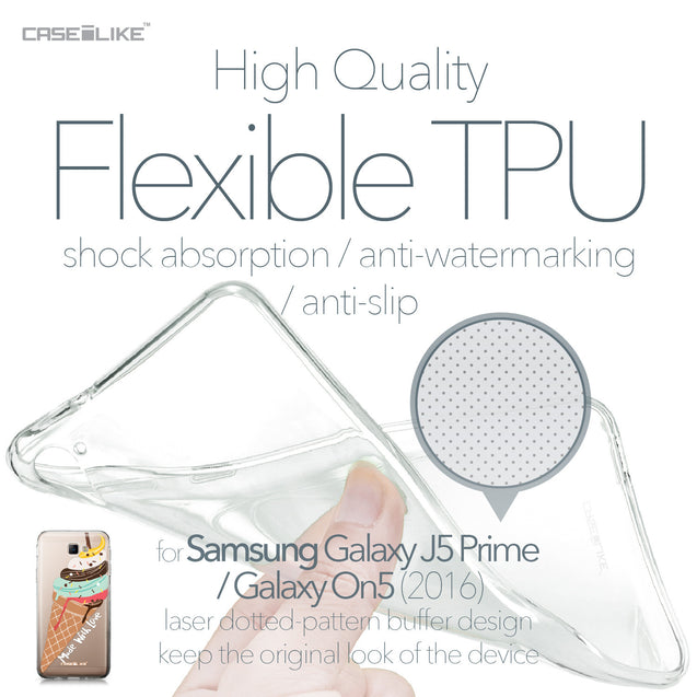 Samsung Galaxy J5 Prime / On5 (2016) case Ice Cream 4820 Soft Gel Silicone Case | CASEiLIKE.com