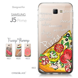 Samsung Galaxy J5 Prime / On5 (2016) case Pizza 4822 Collection | CASEiLIKE.com