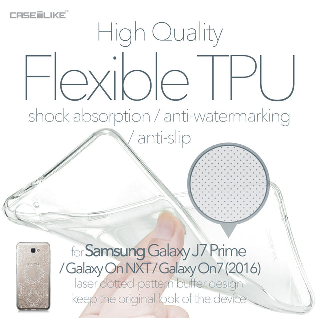 Samsung Galaxy J7 Prime / On NXT / On7 (2016) case Indian Line Art 2061 Soft Gel Silicone Case | CASEiLIKE.com