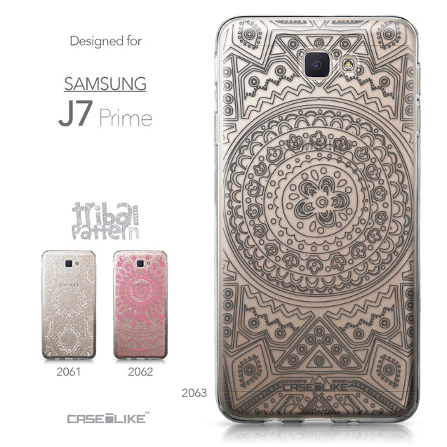 Samsung Galaxy J7 Prime / On NXT / On7 (2016) case Indian Line Art 2063 Collection | CASEiLIKE.com