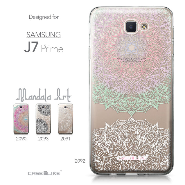 Samsung Galaxy J7 Prime / On NXT / On7 (2016) case Mandala Art 2092 Collection | CASEiLIKE.com