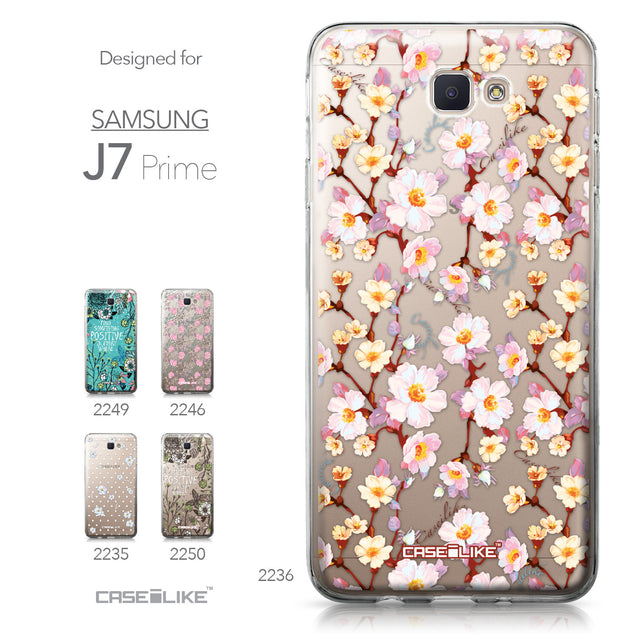 Samsung Galaxy J7 Prime / On NXT / On7 (2016) case Watercolor Floral 2236 Collection | CASEiLIKE.com