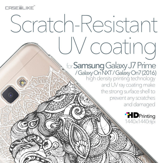 Samsung Galaxy J7 Prime / On NXT / On7 (2016) case Mandala Art 2300 with UV-Coating Scratch-Resistant Case | CASEiLIKE.com