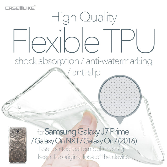 Samsung Galaxy J7 Prime / On NXT / On7 (2016) case Mandala Art 2304 Soft Gel Silicone Case | CASEiLIKE.com