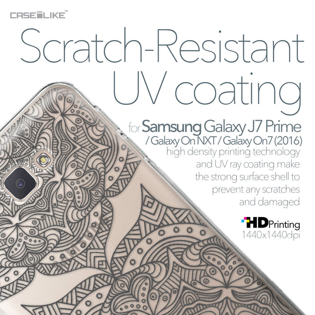 Samsung Galaxy J7 Prime / On NXT / On7 (2016) case Mandala Art 2304 with UV-Coating Scratch-Resistant Case | CASEiLIKE.com