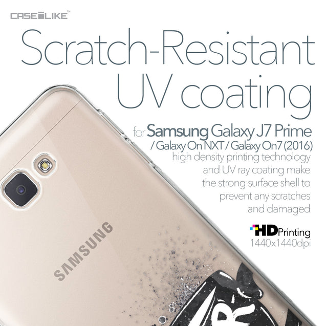 Samsung Galaxy J7 Prime / On NXT / On7 (2016) case Quote 2402 with UV-Coating Scratch-Resistant Case | CASEiLIKE.com
