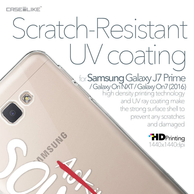 Samsung Galaxy J7 Prime / On NXT / On7 (2016) case Quote 2412 with UV-Coating Scratch-Resistant Case | CASEiLIKE.com