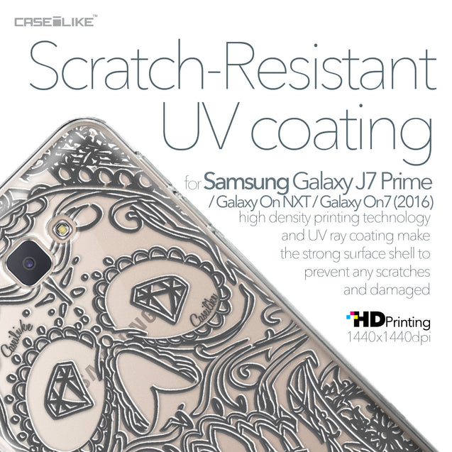 Samsung Galaxy J7 Prime / On NXT / On7 (2016) case Art of Skull 2524 with UV-Coating Scratch-Resistant Case | CASEiLIKE.com