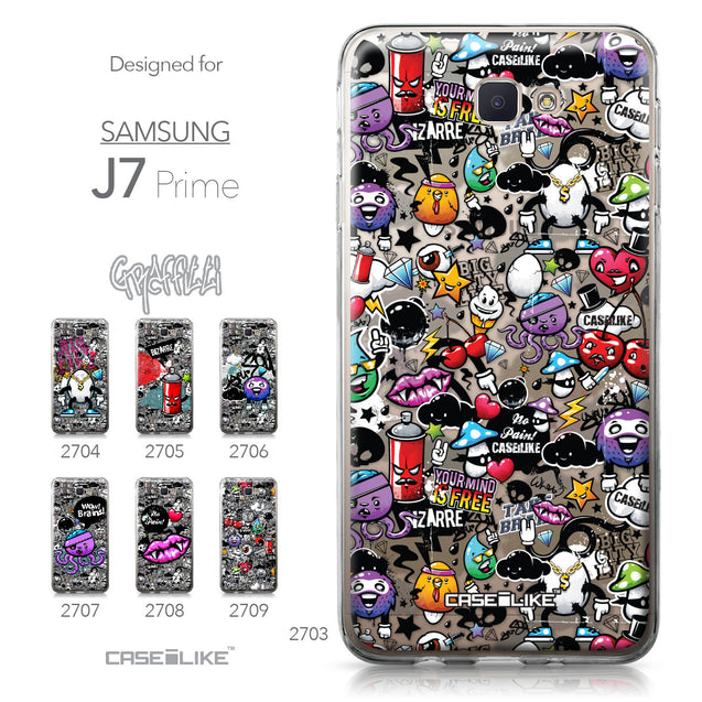 Samsung Galaxy J7 Prime / On NXT / On7 (2016) case Graffiti 2703 Collection | CASEiLIKE.com