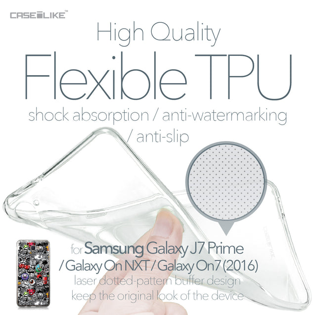 Samsung Galaxy J7 Prime / On NXT / On7 (2016) case Graffiti 2709 Soft Gel Silicone Case | CASEiLIKE.com