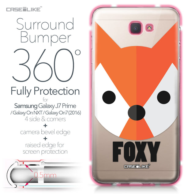 Samsung Galaxy J7 Prime / On NXT / On7 (2016) case Animal Cartoon 3637 Bumper Case Protection | CASEiLIKE.com