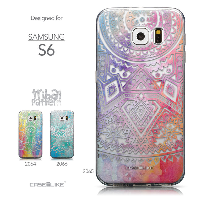 Collection - CASEiLIKE Samsung Galaxy S6 back cover Indian Line Art 2065