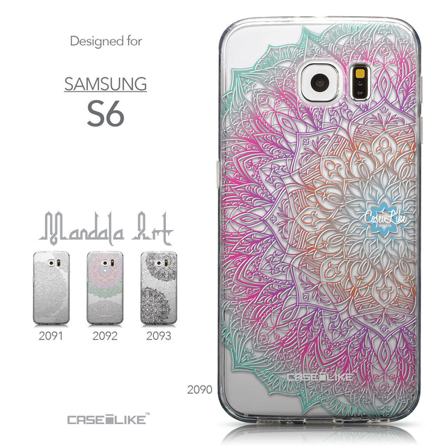 Collection - CASEiLIKE Samsung Galaxy S6 back cover Mandala Art 2090