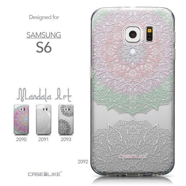 Collection - CASEiLIKE Samsung Galaxy S6 back cover Mandala Art 2092