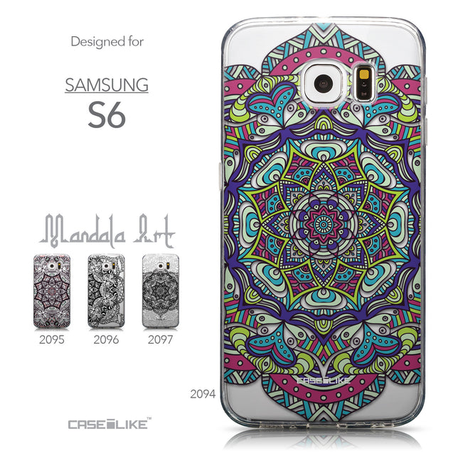 Collection - CASEiLIKE Samsung Galaxy S6 back cover Mandala Art 2094